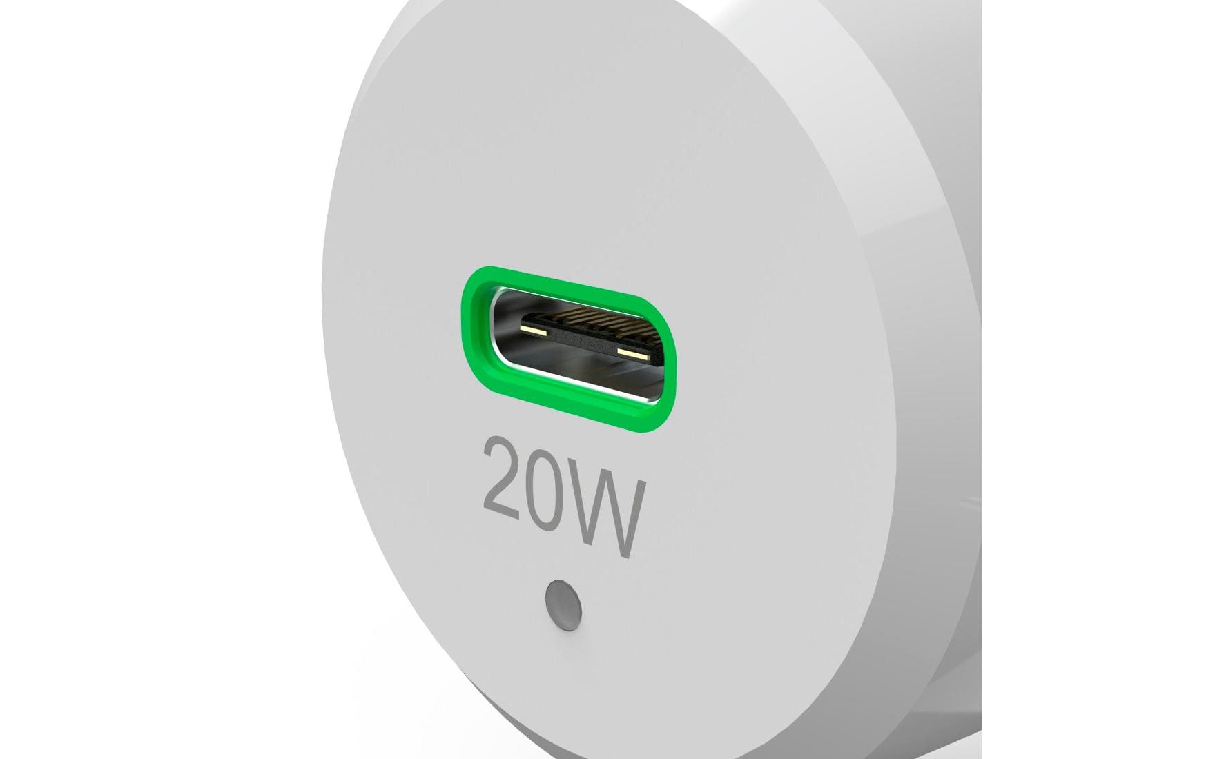 Hama Auto-Ladegerät Lightning – 20 W, 1× USB-C, PD, mit Kabel – für Smartphones, Tablets