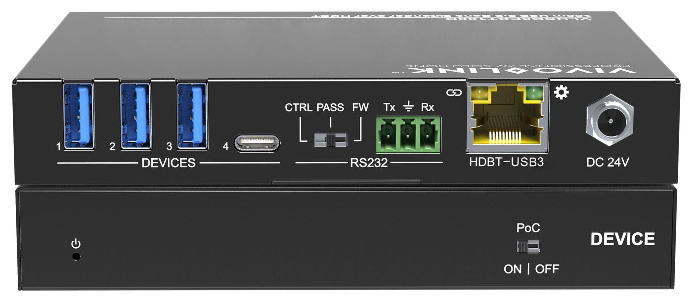 Vivolink USB 3.2 Gen 1 Extender über HDBaseT, bis 100 m