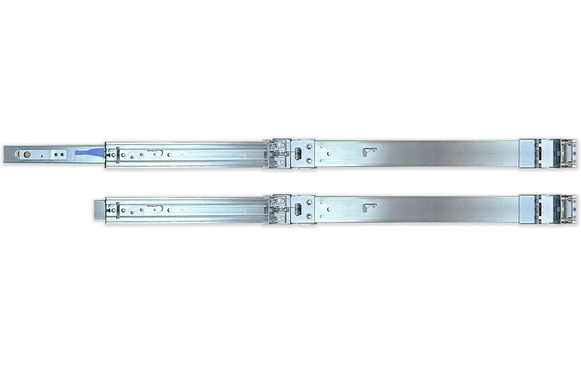 QNAP RAIL-S01 – Regal-Schienenset, chrom, für 126–415 mm Tiefe (1U/2U/3U)