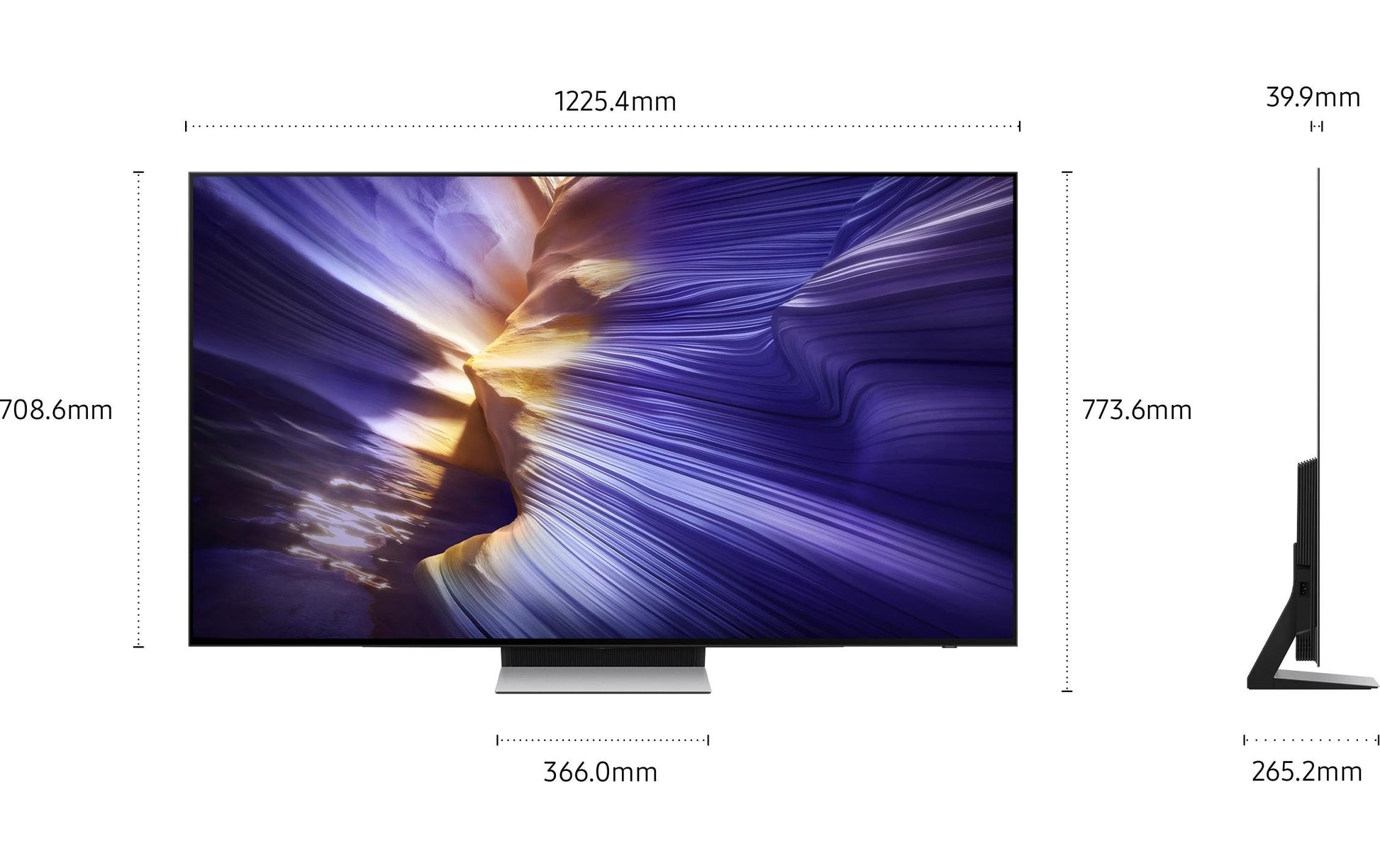 Samsung QE55S90F – 55" OLED UHD 4K, Tizen (2025)