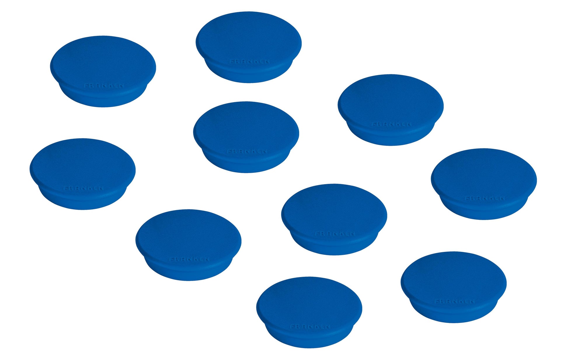 Franken Tafelmagnete – Ø 24 mm – 10 Stk. – blau