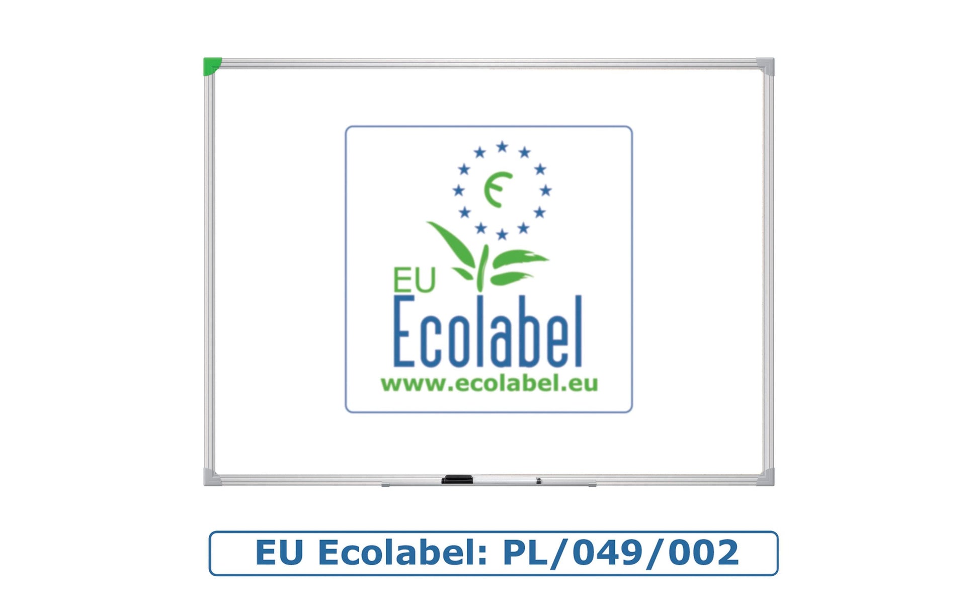Franken Whiteboard – 90 × 60 cm, lackierter Stahl, magnetisch, Alu-Rahmen, Wandmontage, inkl. Stiftablage