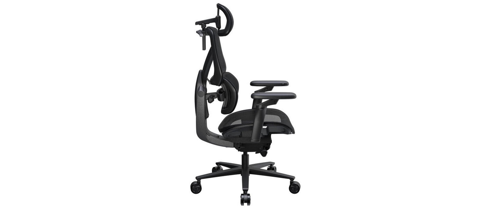 ThunderX3 Bürostuhl Flex Pro – 125 kg, schwarz