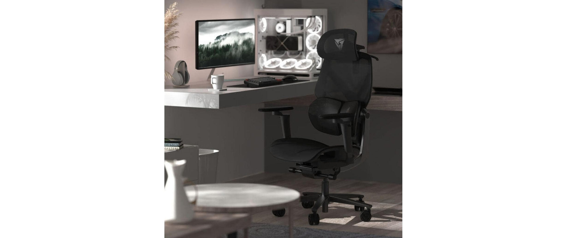 ThunderX3 Bürostuhl Flex Pro – 125 kg, schwarz