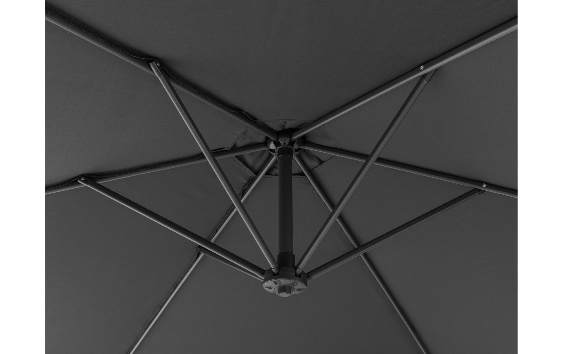 Cocon Sonnenschirm – Ø 300 cm – Grau – hängend, UV50