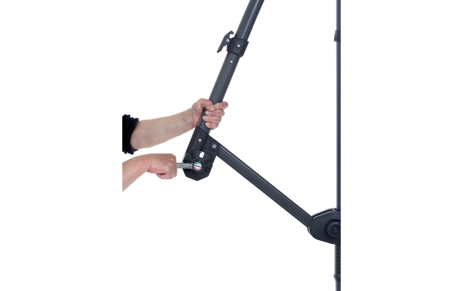 Cocon Stockschirm – Ø 300 cm – weiss – Stahl
