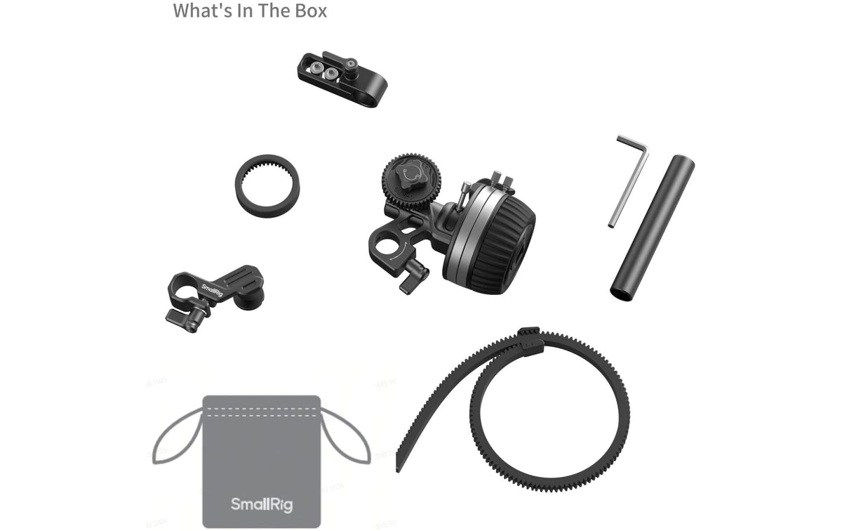 SmallRig Follow Focus F50 – 117 × 80,5 × 62,5 mm, 290 g – Schwarz/Silber