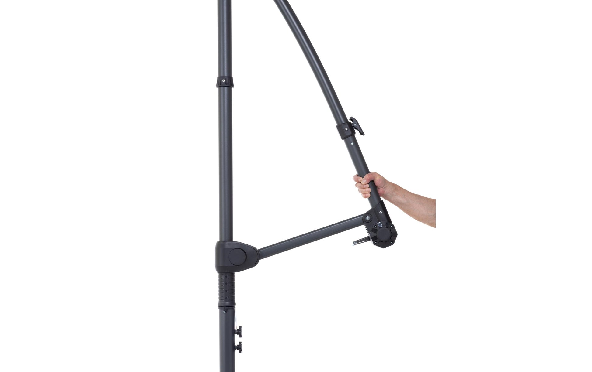 Cocon Stockschirm – Ø 300 cm – weiss – Stahl