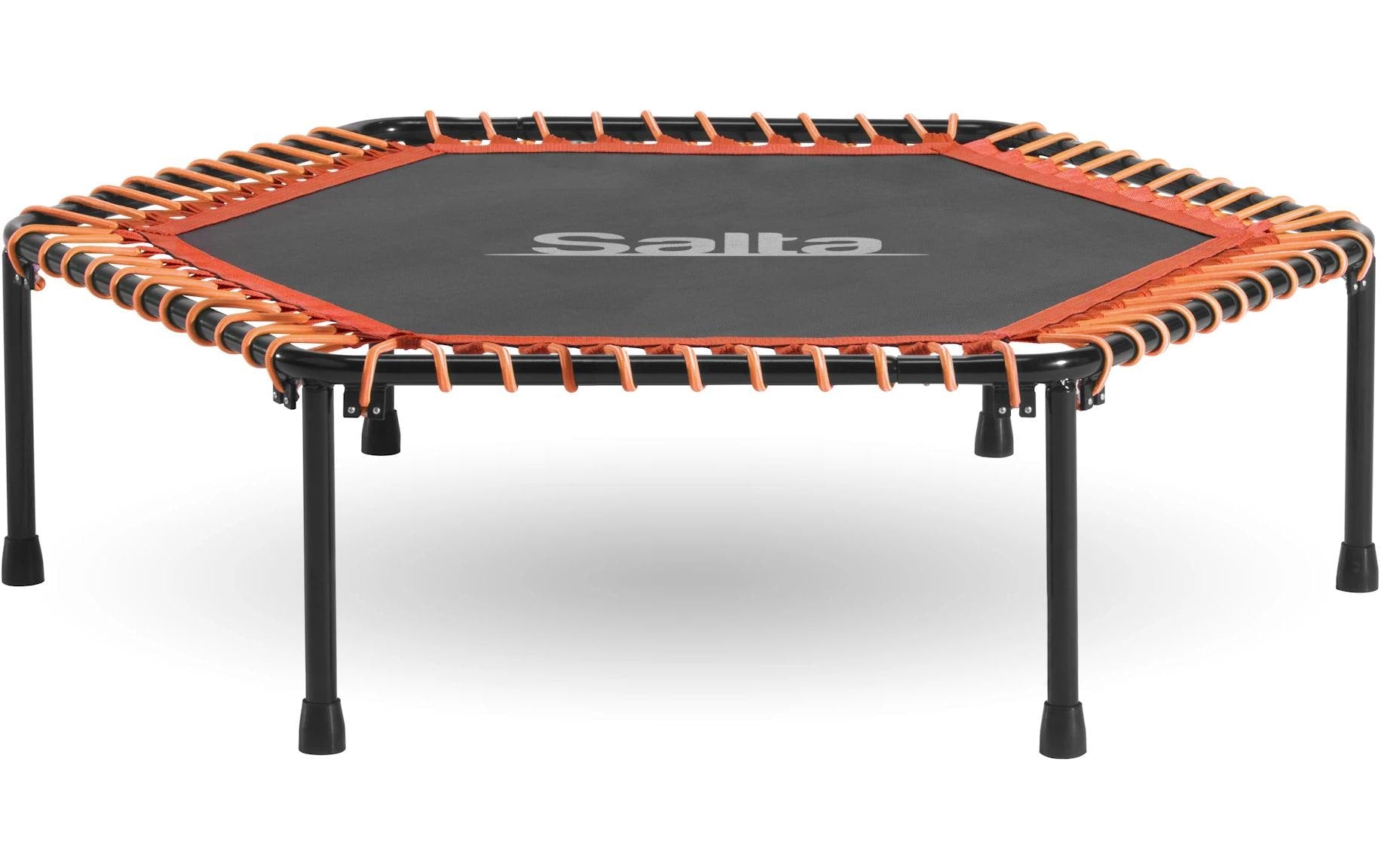 Salta 5357O Fitness-Trampolin – max. 110 kg – Ø 128 cm – Stahl, schwarz/orange – TÜV
