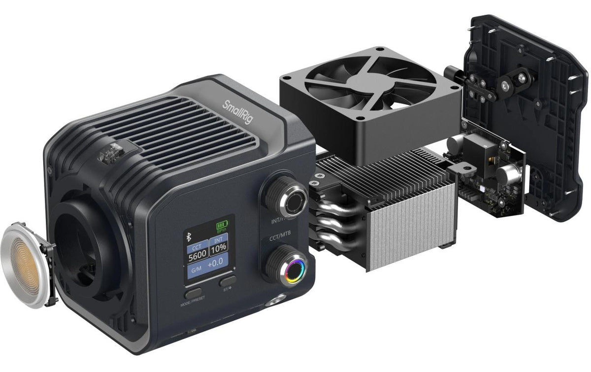 SmallRig RC 100C COB Dauerlicht – 100 W, 11000 Lux, 2500–10000 K – für RA‑D30, RA‑D60, RA‑R4545 und andere