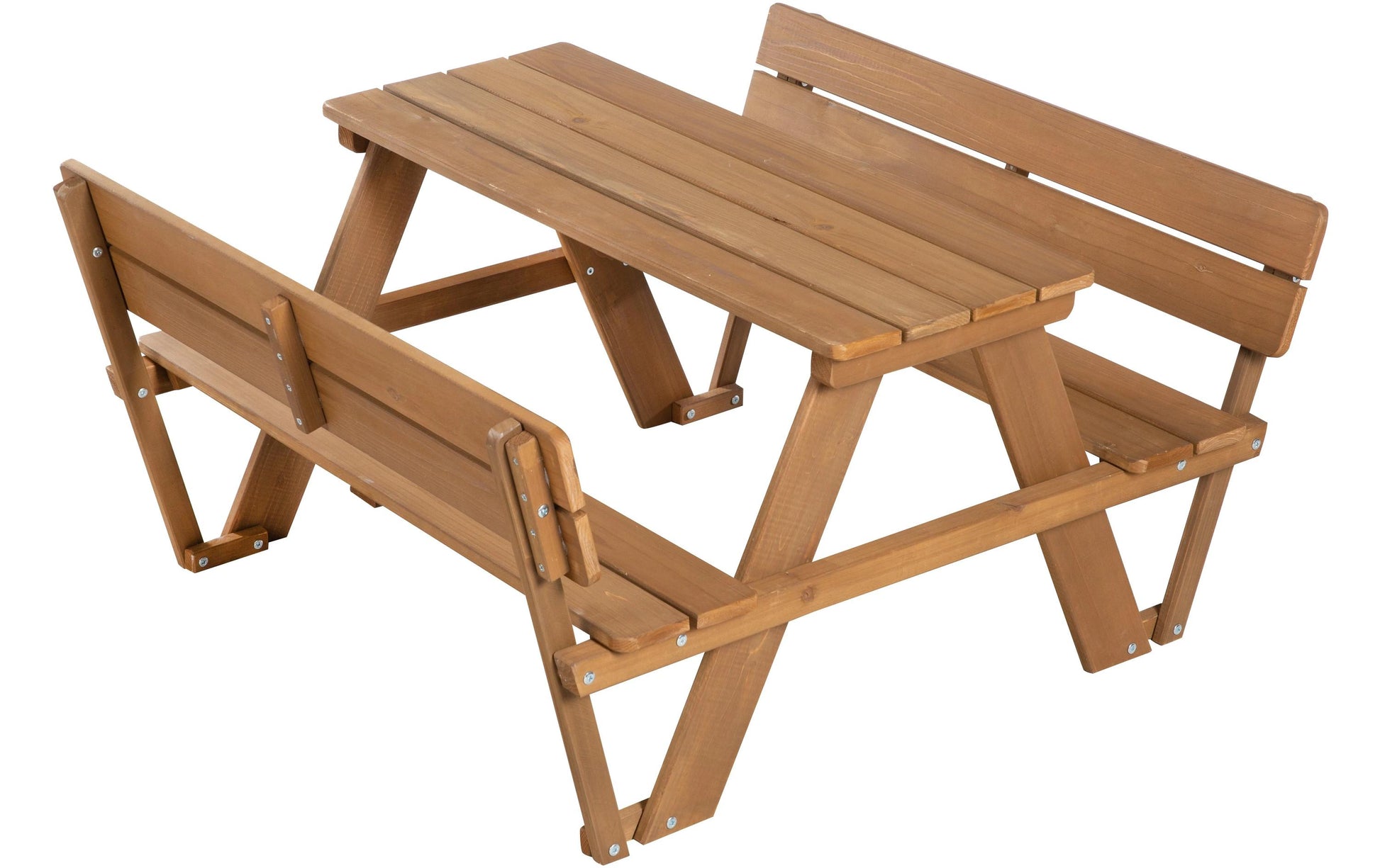 Roba Bistro-Set 1-teilig – Holz – Tisch 89 × 35 × 50,5 cm – für drinnen/draussen