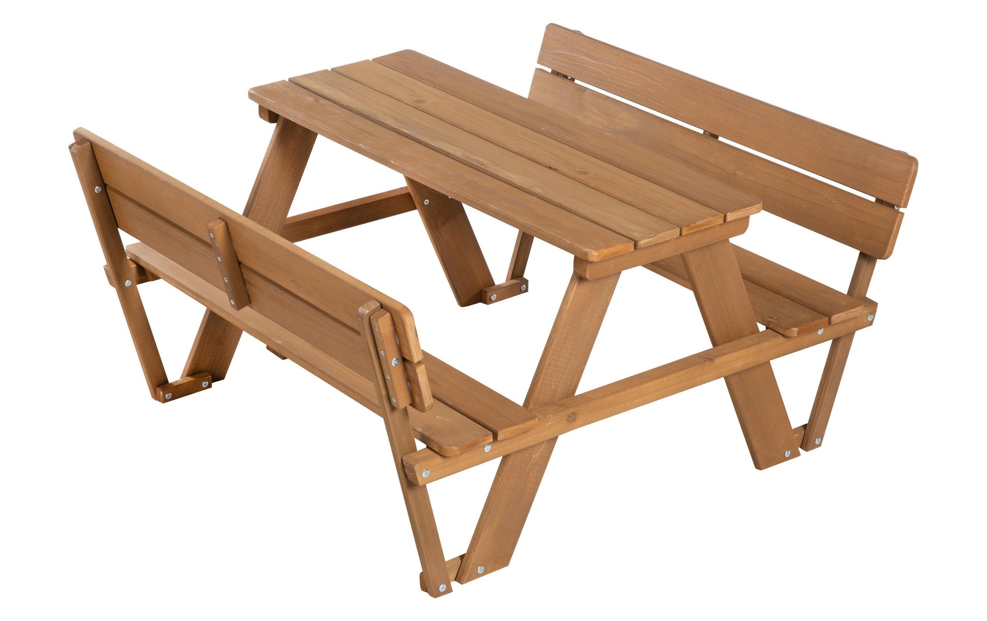 Roba Bistro-Set 1-teilig – Holz – Tisch 89 × 35 × 50,5 cm – für drinnen/draussen
