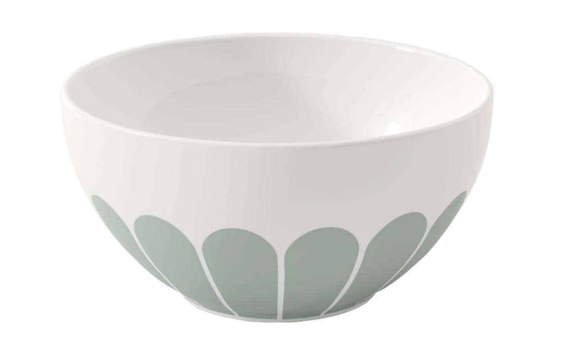 Villeroy & Boch Fleur Müslischale – Porzellan, Grün, 4 Stück