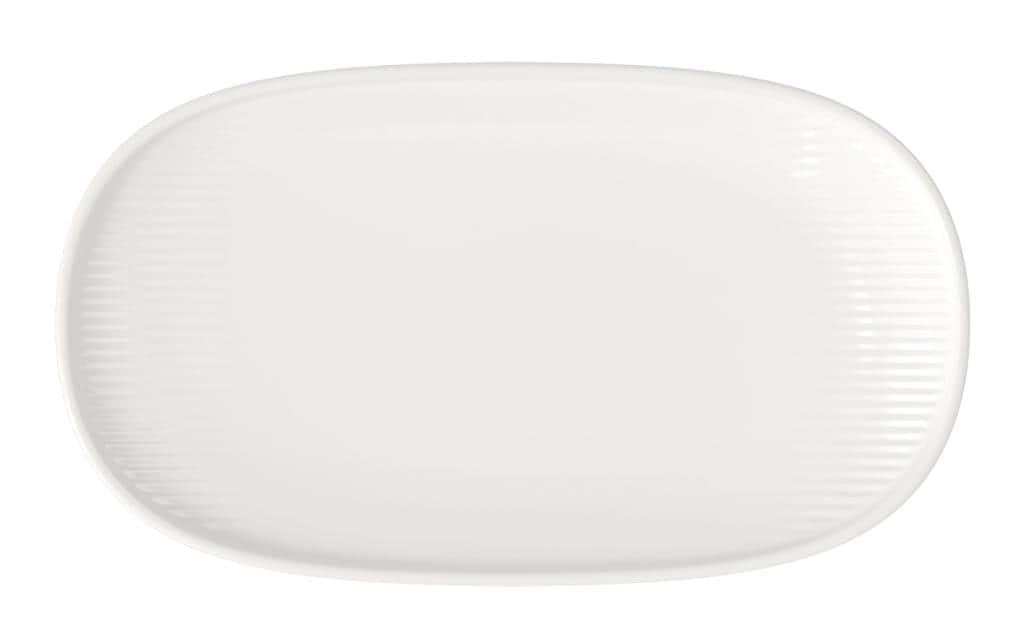 Villeroy & Boch Afina Servierteller – Porzellan, weiss, mikrowellengeeignet, spülmaschinenbeständig, 1 Stück