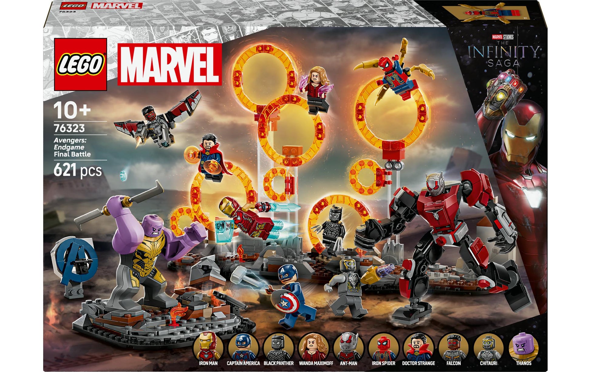 LEGO 3D Puzzle Avengers: Endgame – 621 Teile – 26,2 × 7,1 × 38,2 cm – ab 10 J.