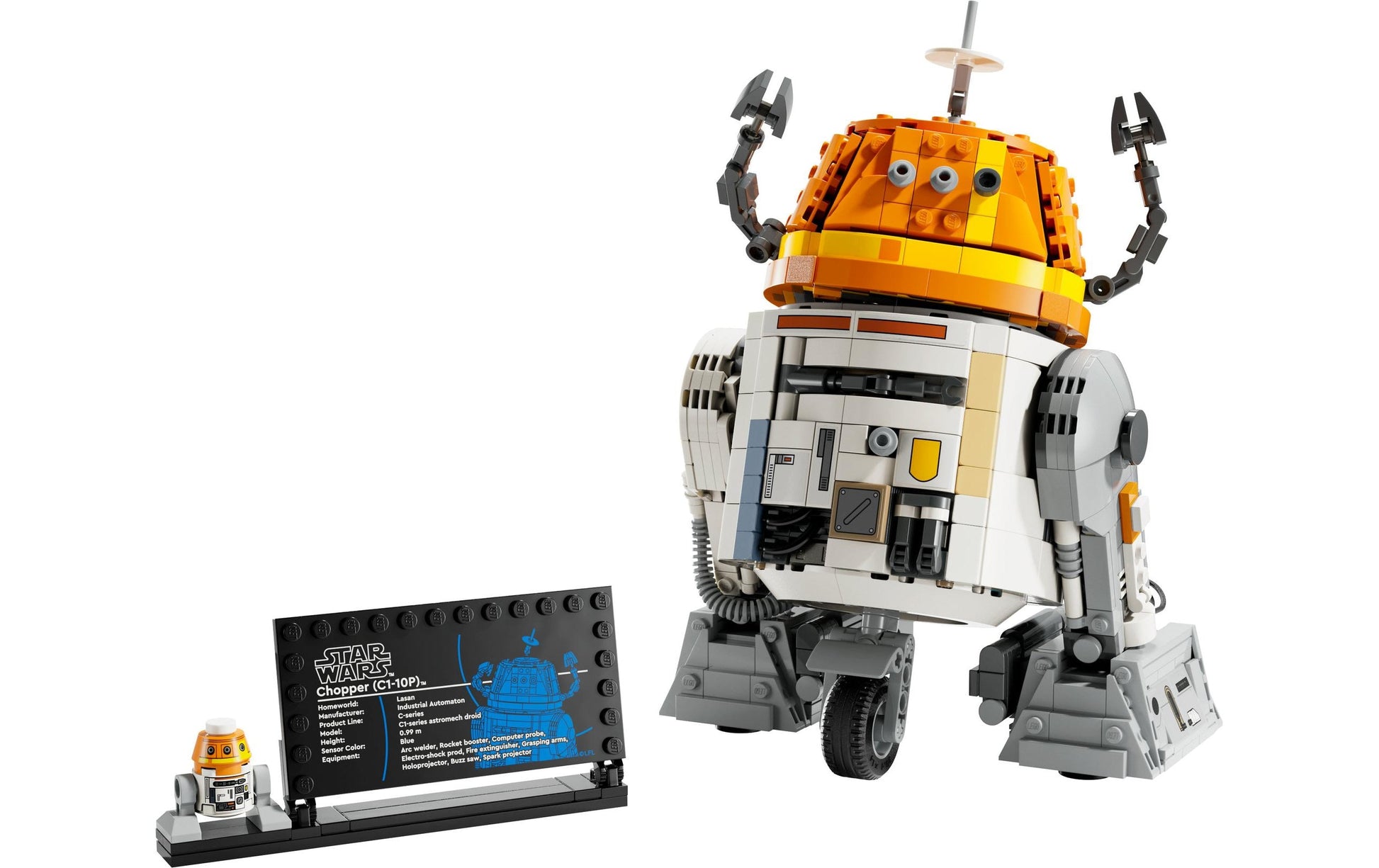 LEGO Astromech-Droide Chopper (C1-10P) – Bauset – Star Wars – 1039-teilig – 38,2×9,4×26,2 cm – ab 10 J.