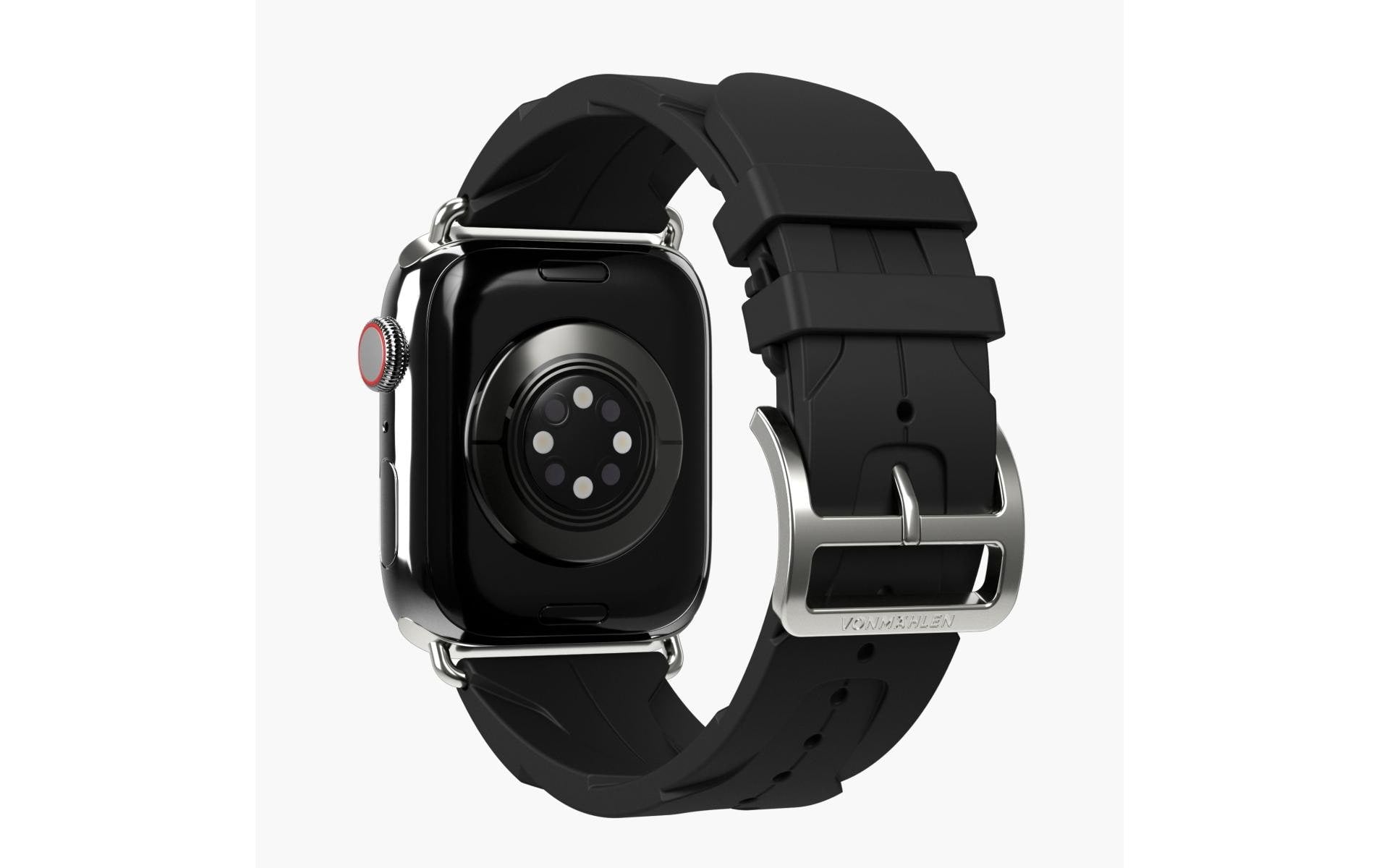 Vonmählen A. R. Exclusive Band 44–49 mm – Sportband, Schwarz, für Apple Watch