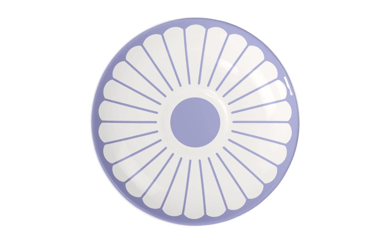 Villeroy & Boch Fleur bleu Espressountertasse – Porzellan, blau, 6 Stück
