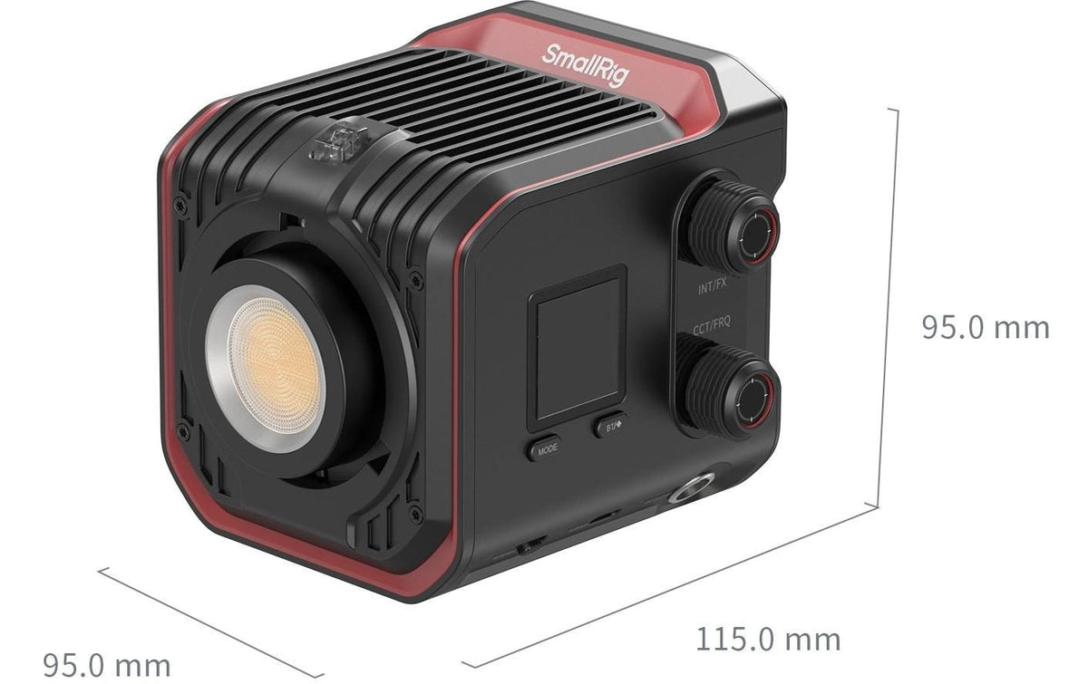 SmallRig RC 100B COB-LED-Licht – 100 W, 20100 Lux, 2700–6500 K – für RA-D30, RA-D60, RA-R4545 und andere