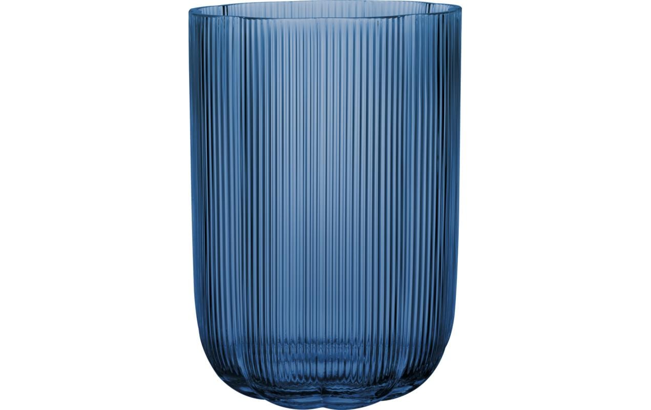 Villeroy & Boch Fleur Vase – Ø 16 × 22,5 cm, 3'500 ml – Glas, Blau
