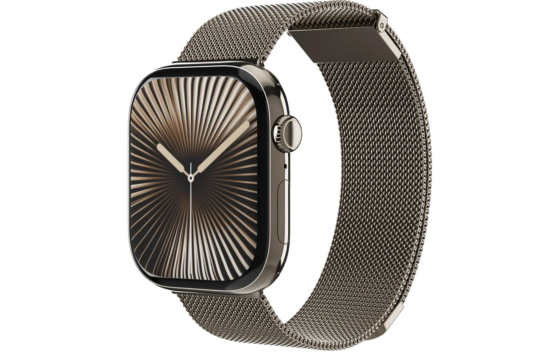Vonmählen Milanese Loop 2 Desert Sand – Armband – für Apple Watch (diverse Grössen), One Size, Edelstahl