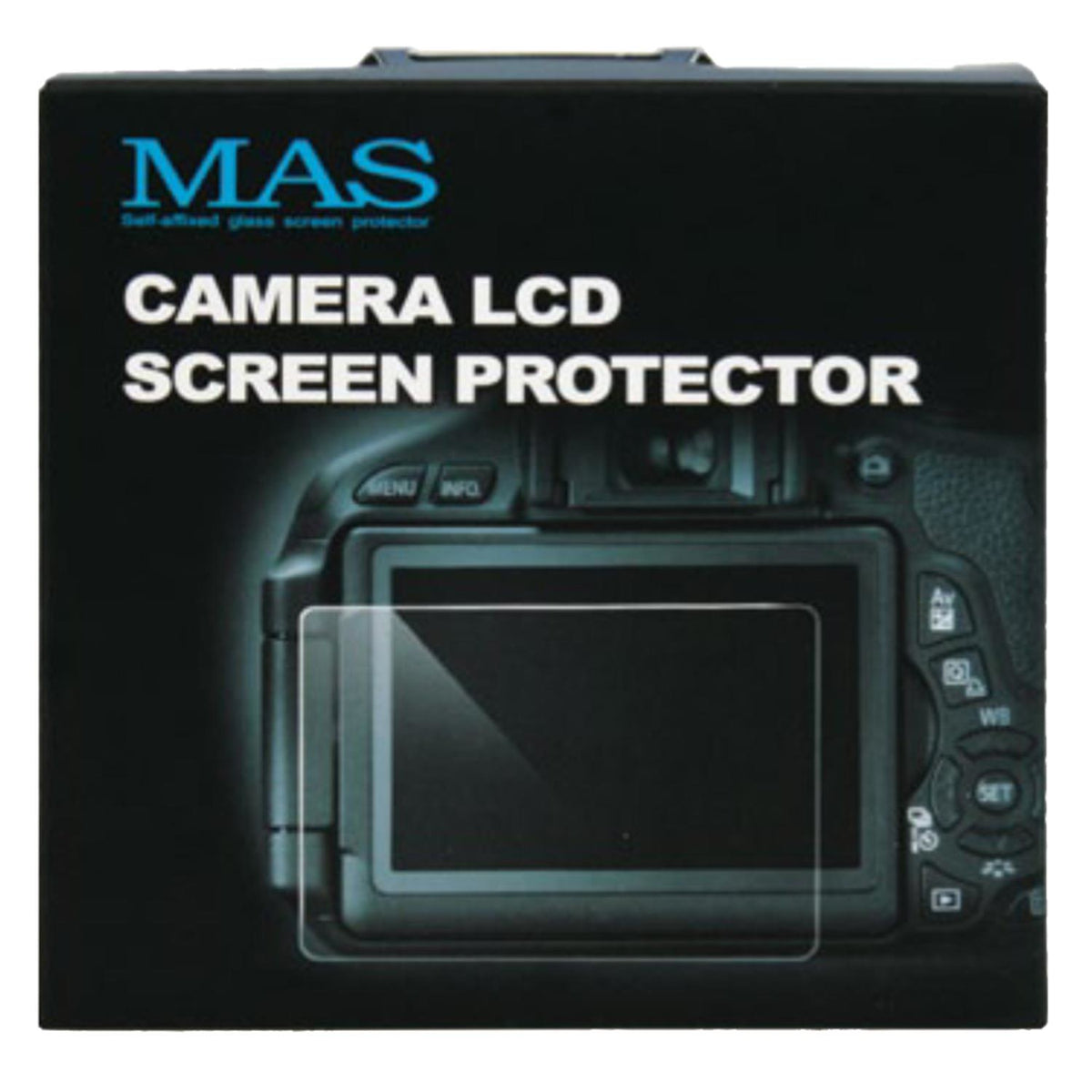 Dörr MAS Displayschutzfolie aus Glas – für Canon EOS M5 – Transparent
