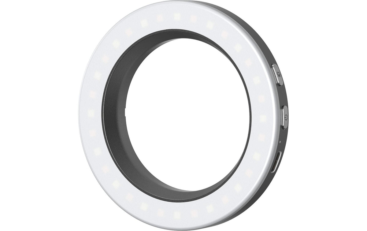 SmallRig Vibe P30 Ring LED Video Licht – 5600 K, Akku 440 mAh – Ø 92 mm – Weiss