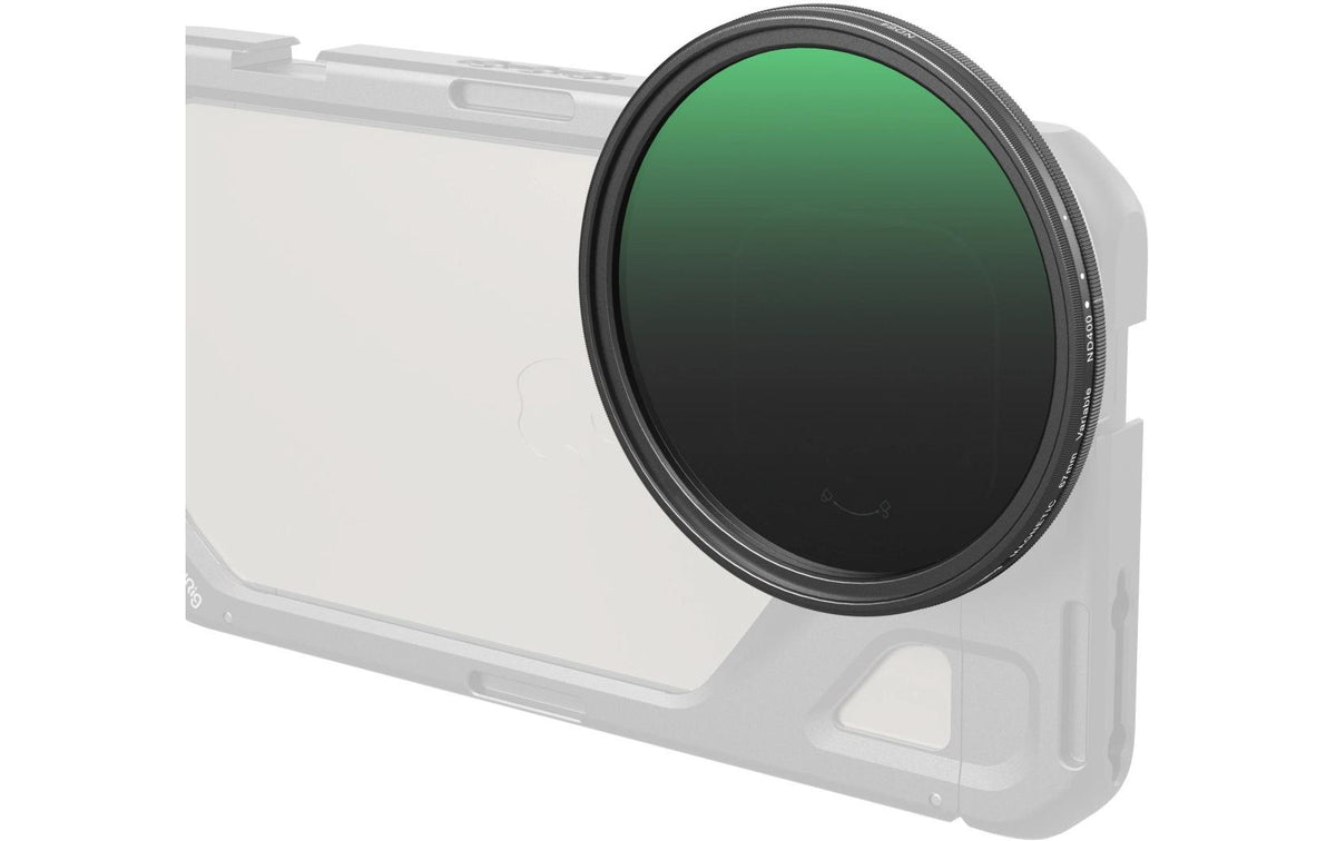 SmallRig VND-Filter ND64–ND400 (6–9 Stopp) – 67 mm, Magnetisch – Schwarz/Grün