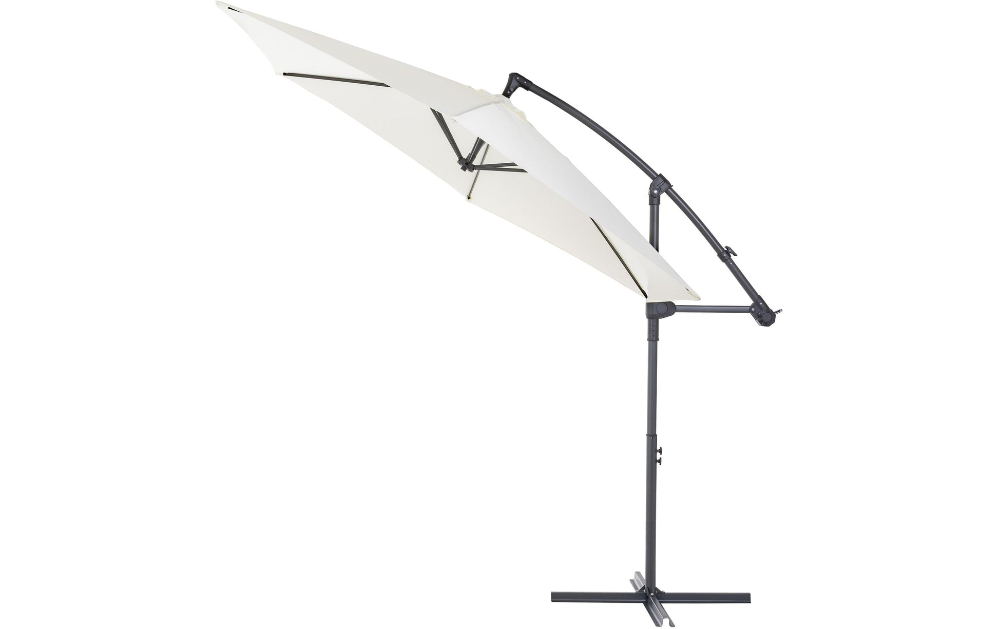 Cocon Stockschirm – Ø 300 cm – weiss – Stahl