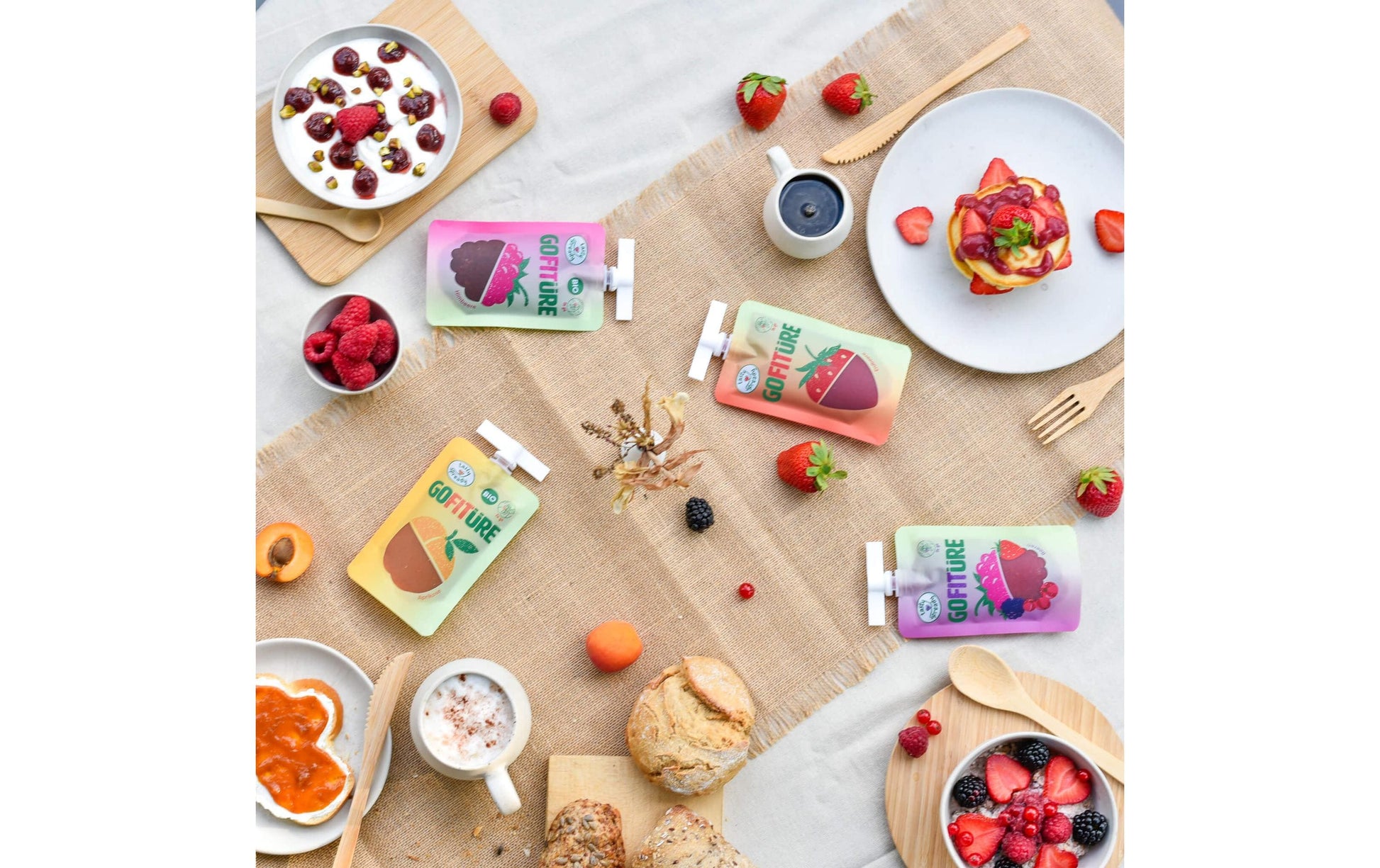 GOFITÜRE Aufstrich Erdbeere mit Pastinaken, Bio – 120 g