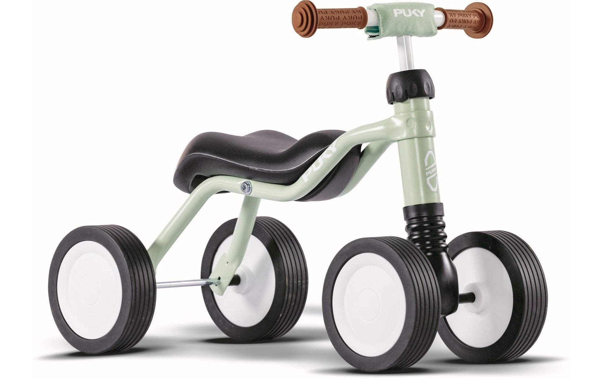 Puky 3044 Rutschfahrzeug – 3 Räder, Lenkeinschlagbegrenzung – ab 1,5 J. – Aluminium, grün