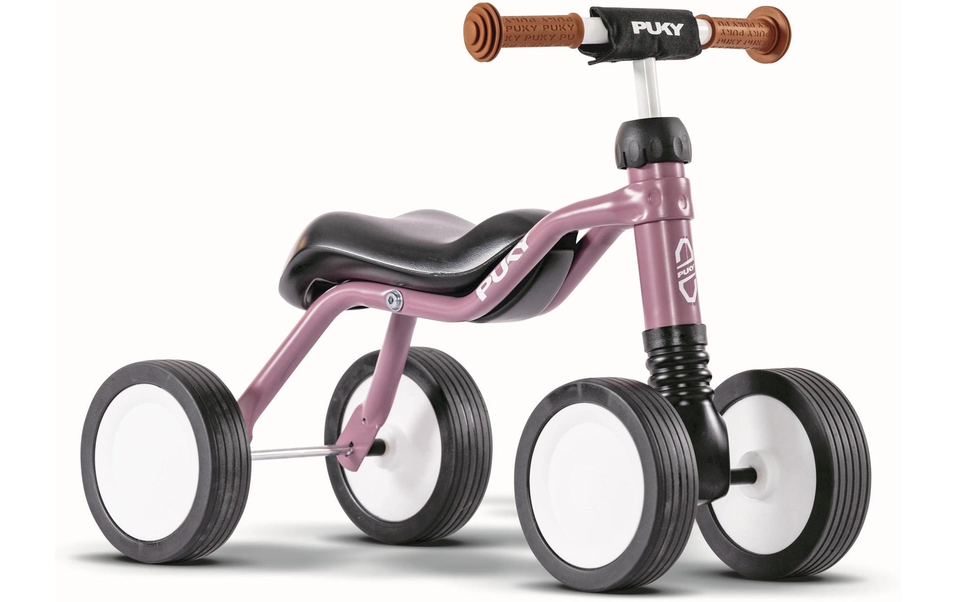 Puky Rutschfahrzeug – 3 Räder, max. Belastung 20 kg, Lenkeinschlagbegrenzung – ab 1,5 J. – Aluminium, violett