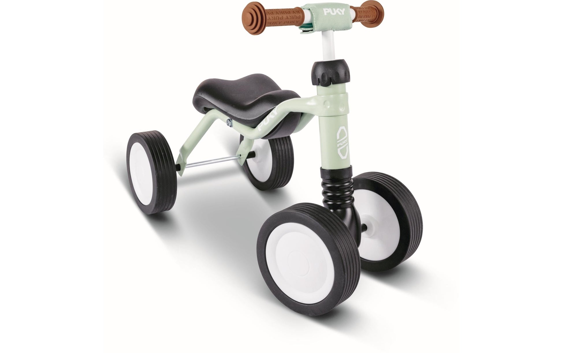 Puky 3044 Rutschfahrzeug – 3 Räder, Lenkeinschlagbegrenzung – ab 1,5 J. – Aluminium, grün