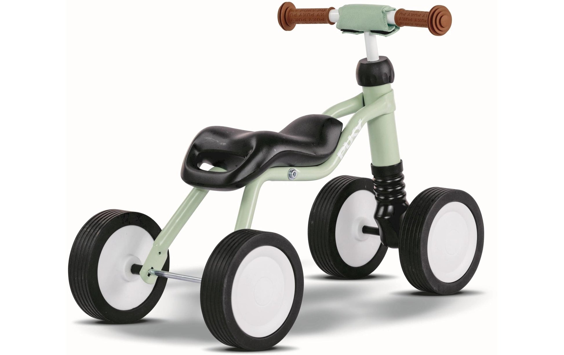 Puky 3044 Rutschfahrzeug – 3 Räder, Lenkeinschlagbegrenzung – ab 1,5 J. – Aluminium, grün