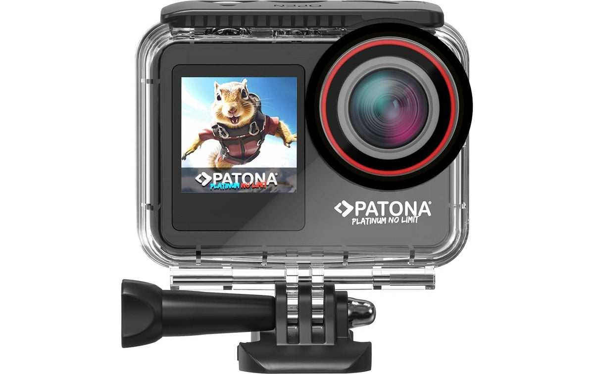 PATONA Action Cam Life SL5 – Action-Cam, 6K, wasserdicht bis 30 m, schwarz