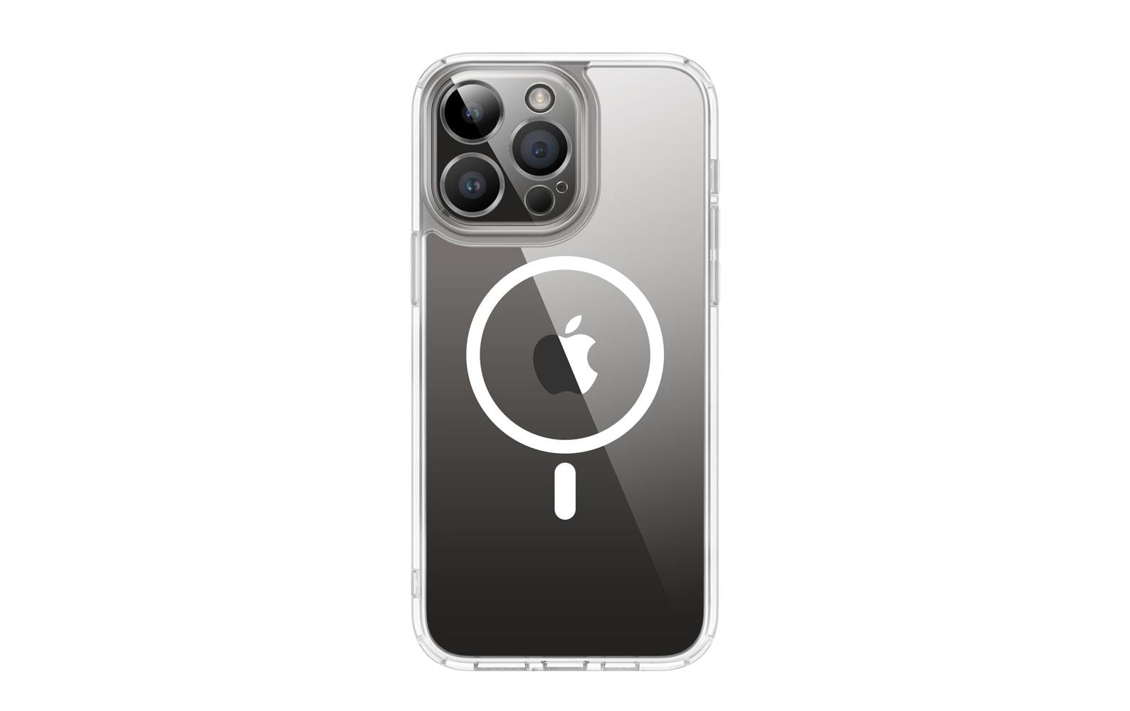 Valenta Trend MagSafe Backcover – für iPhone 15 Pro, Transparent, TPU/PC, Schutz vor Vergilbung