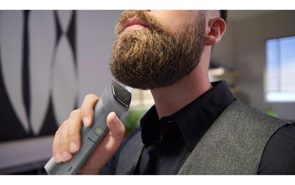 Philips All-in-one-Trimmer MG5930/15 – 11 Längeneinstellungen, 120 min Laufzeit – nass & trocken – Silber