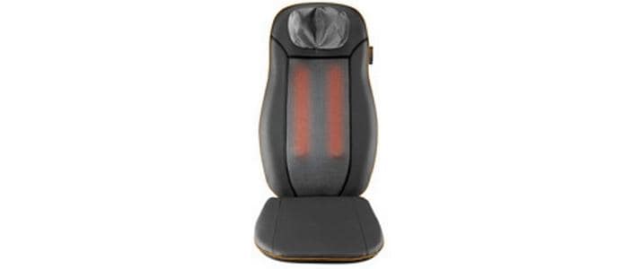 Medisana Massagesitzauflage – schwarz, 400 × 1180 × 90 mm (B×H×T), Shiatsu, Wärmefunktion, Fernbedienung