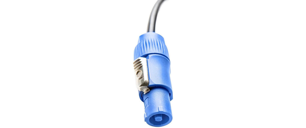 PD-Connex Spezialstromkabel – T12–PowerCON, 3 m, 3×1,5 mm², mit Verriegelung, schwarz