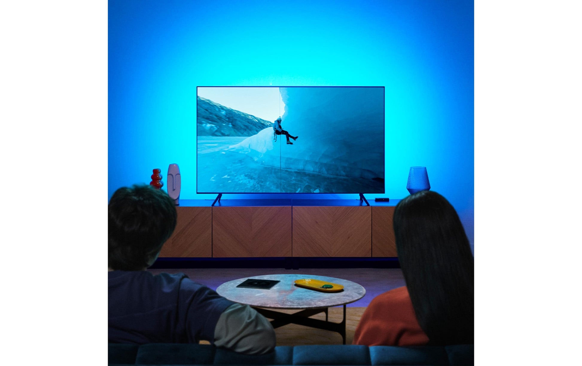 WiZ TV-Leuchtband Sync-Box – 3,4 m, 148 lm, 21 W, 2700–6500 K, dimmbar, WiFi/BT, schwarz