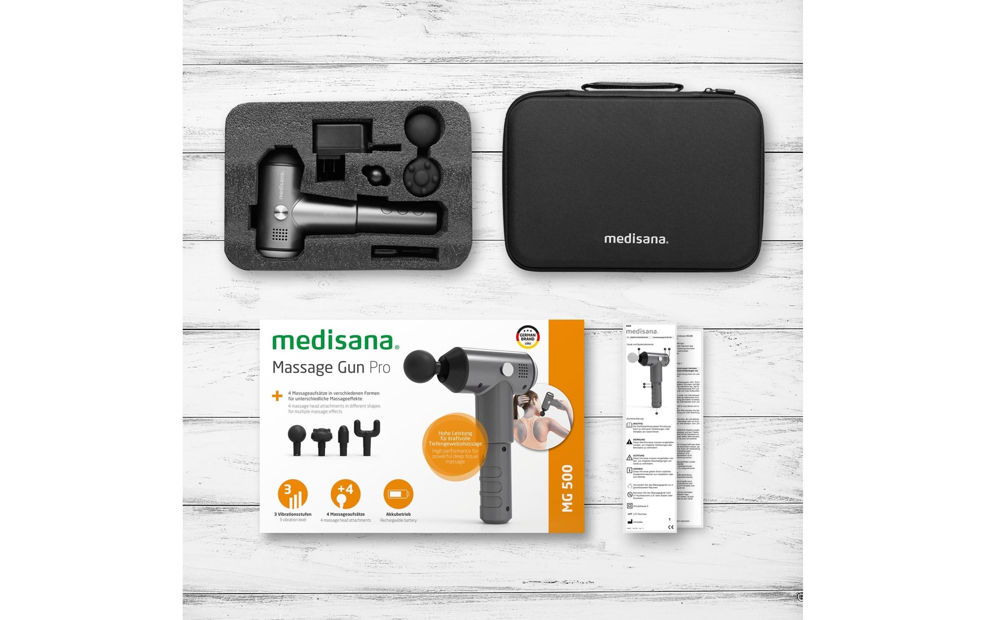 Medisana Massagepistole MG500 – Vibrationsmassage