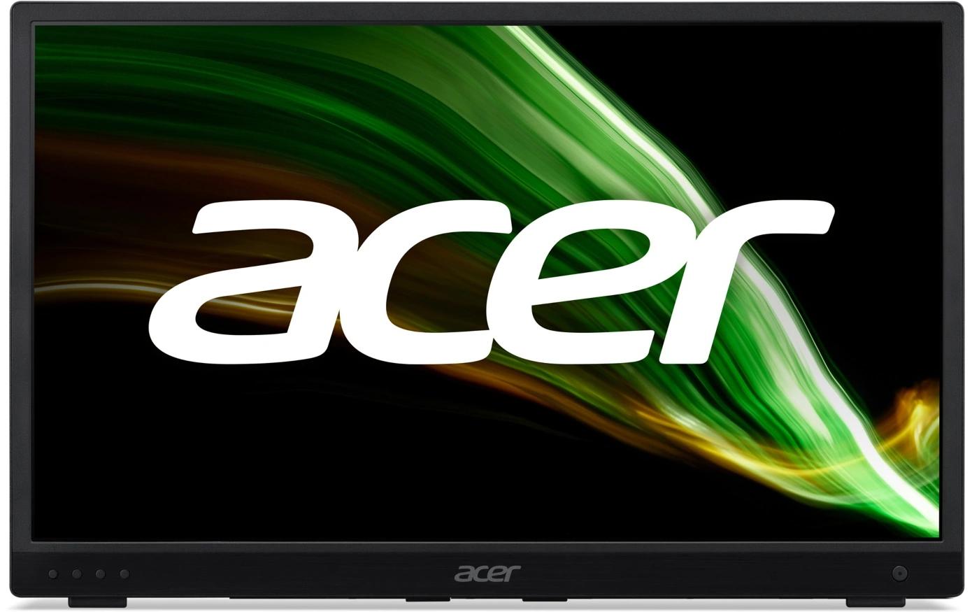 Acer PM181QA – Portabler Monitor, 17", 1920 × 1080 (Full HD), IPS, 60 Hz, 250 cd/m², USB-C, Mini-HDMI, Schwarz