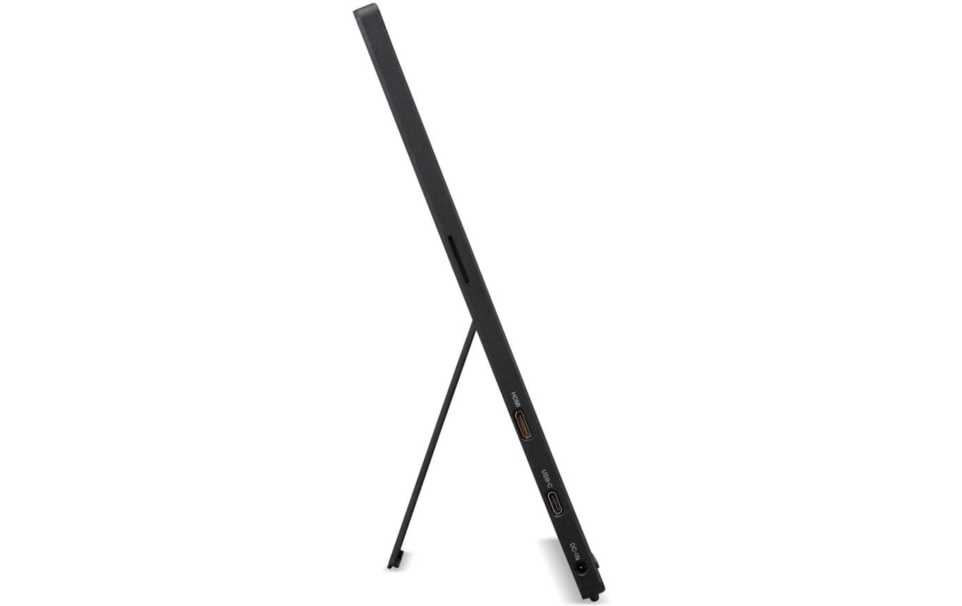 Acer PM181QA – Portabler Monitor, 17", 1920 × 1080 (Full HD), IPS, 60 Hz, 250 cd/m², USB-C, Mini-HDMI, Schwarz