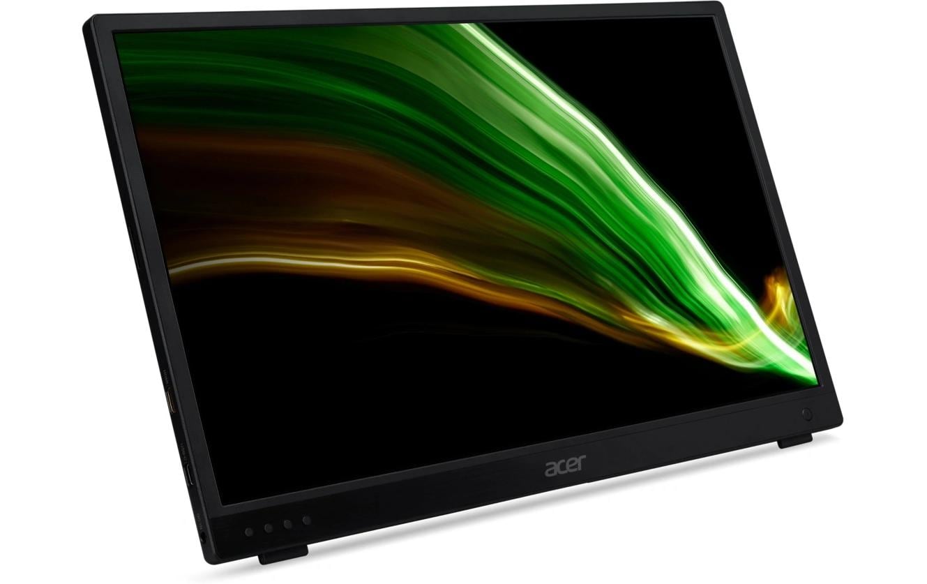 Acer PM181QA – Portabler Monitor, 17", 1920 × 1080 (Full HD), IPS, 60 Hz, 250 cd/m², USB-C, Mini-HDMI, Schwarz