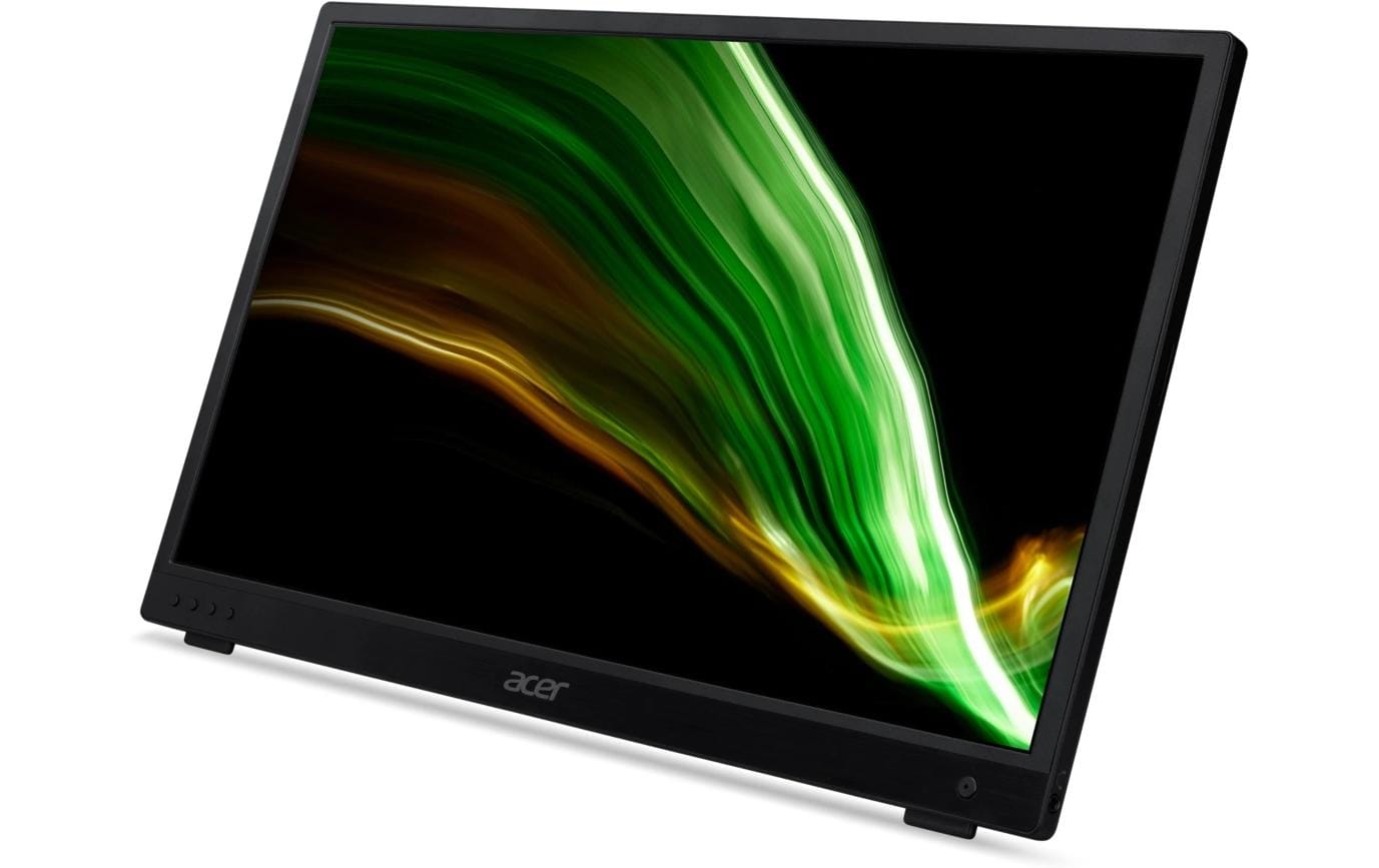 Acer PM181QA – Portabler Monitor, 17", 1920 × 1080 (Full HD), IPS, 60 Hz, 250 cd/m², USB-C, Mini-HDMI, Schwarz