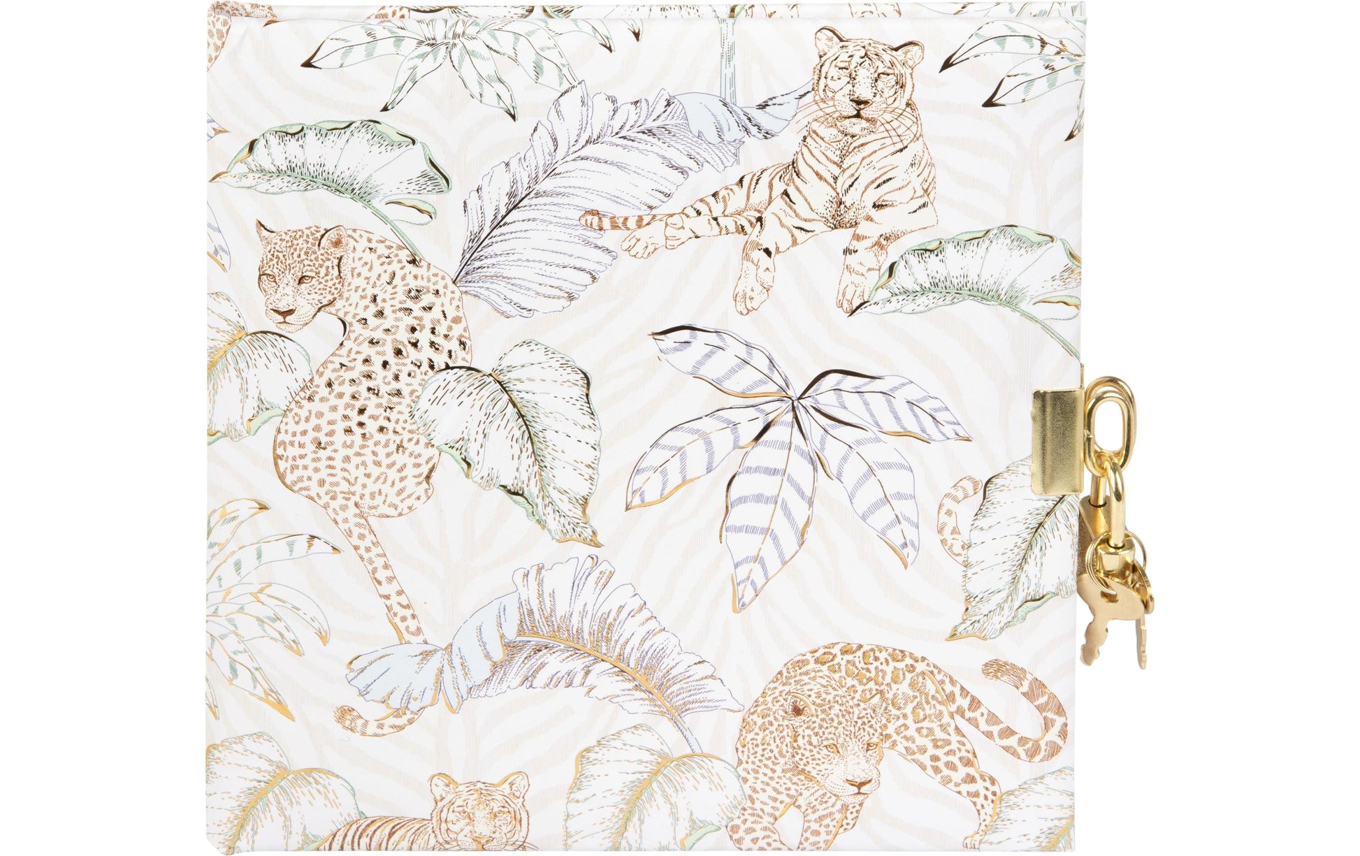 Goldbuch Felino Wildtiere Tagebuch – 96 Seiten – 165 × 165 mm, braun