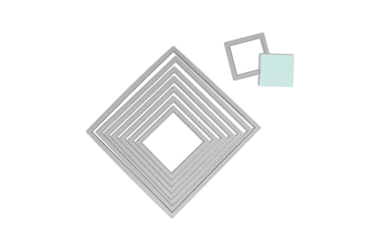 Sizzix Stanzschablone Quadrat, 8 Stück