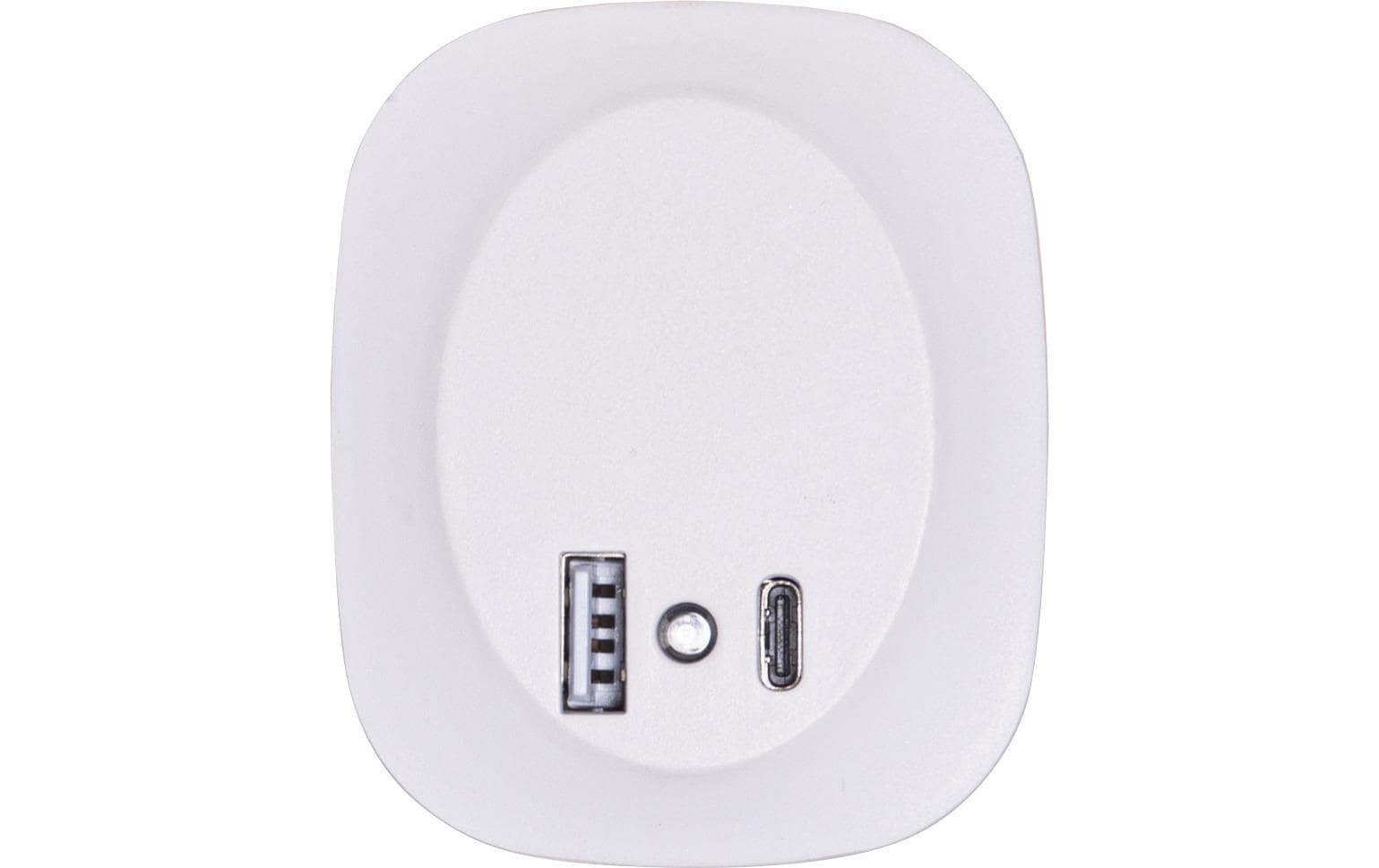 Star Trading Stecker-Nachtlicht – 10 lm, 3000 K, Lichtsensor, IP20 – Weiss