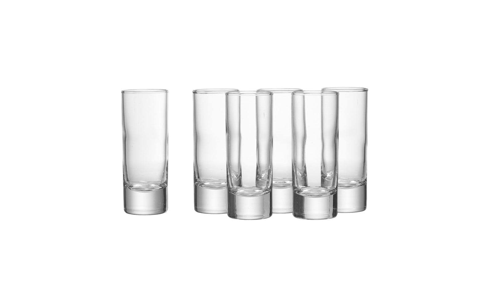 Ritzenhoff & Breker Skol Schnapsglas – 6er Set, 65 ml, Ø 4,0 cm, H 10,0 cm, Glas, spülmaschinenfest