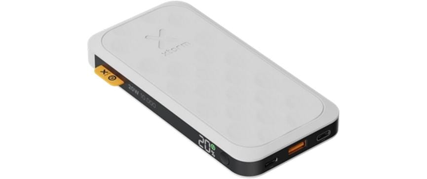 Xtorm Fuel Series 5 Powerbank 10'000 mAh – 20 W PD, 2× USB-C, 1× USB-A, weiss